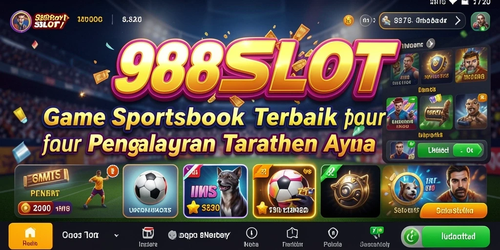 Tampilan menarik dari permainan taruhan olahraga di 988SLOT.