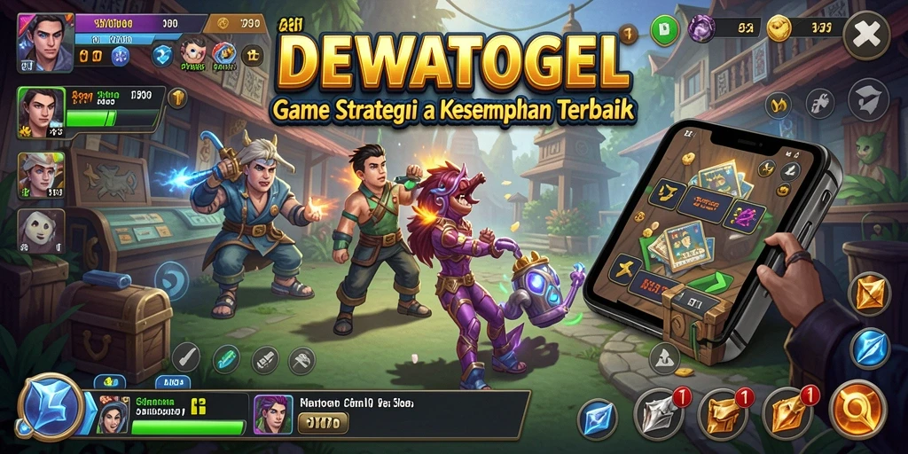 Tampilan gameplay DEWATOGEL dengan elemen strategi menarik.