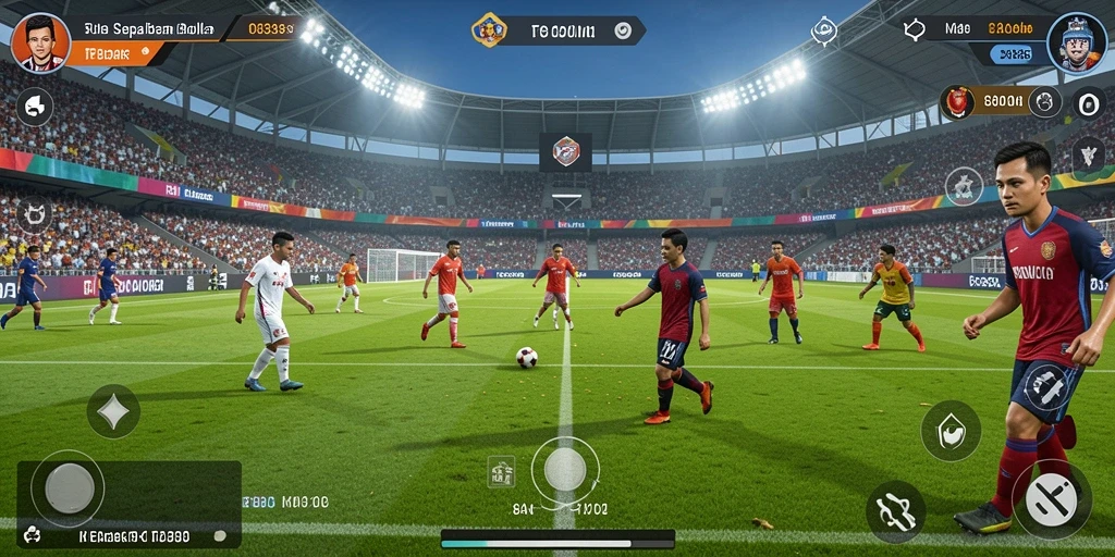 Tampilan permainan <strong>FB333</strong> dengan aksi sepak bola yang mendebarkan.