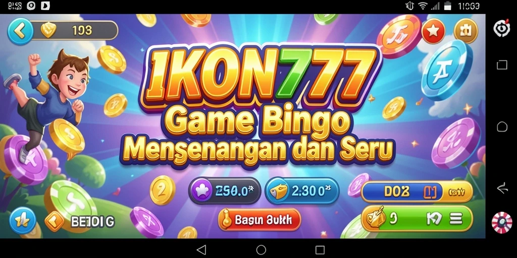 Tampilan gameplay Bingo yang seru dan interaktif.