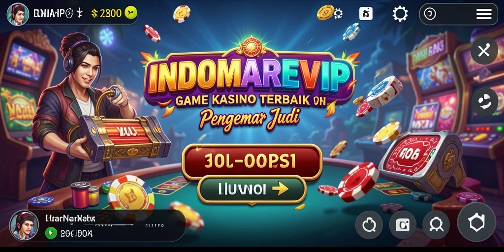 Tangkapan layar INDOMAREVIP menampilkan gameplay slot yang menyenangkan dan interaktif.