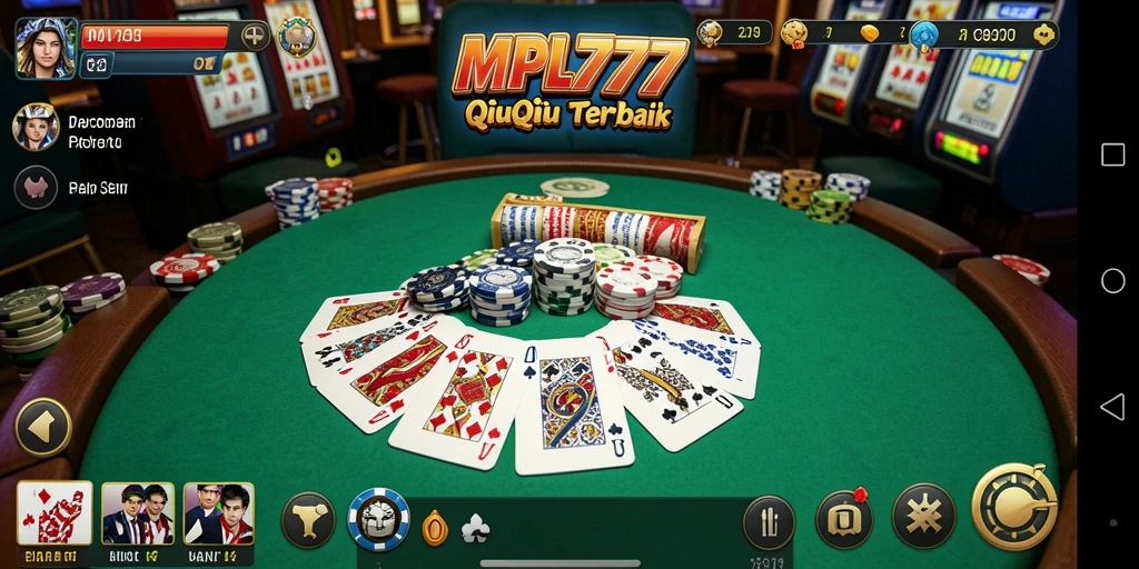 Tampilan gameplay seru dalam permainan QiuQiu di MPL777.