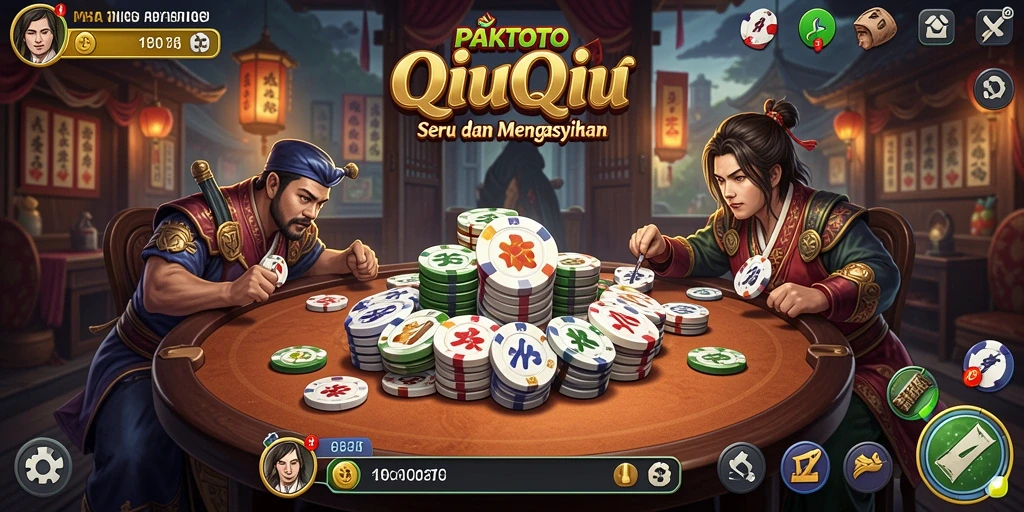 Tampilan gameplay QiuQiu yang menarik dari PAKTOTO.