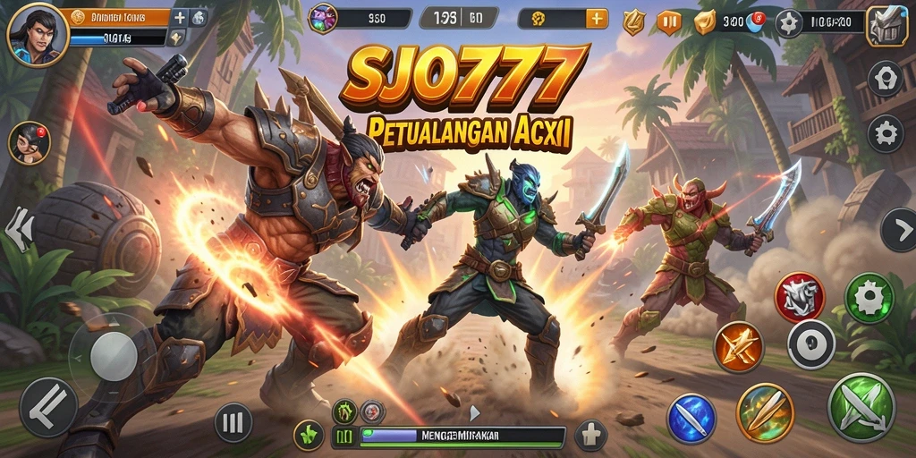 Gameplay intens dalam SJO777 dengan aksi yang mendebarkan.