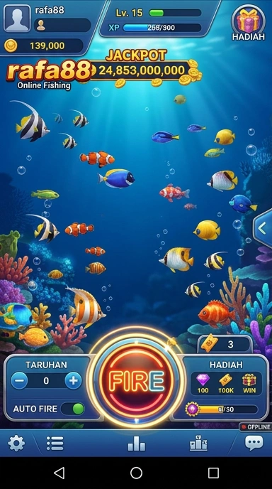 Tampilan aplikasi rafa88 yang modern dan user-friendly.